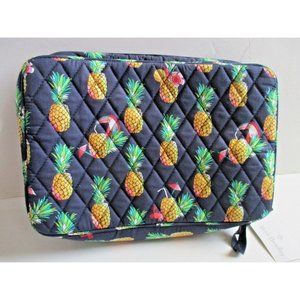 **Vera Bradley Toucan Party Navy Blue Cosmetic Brush Makeup Travel Case - NWT